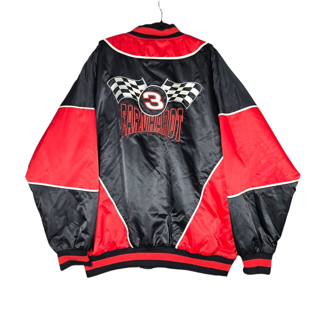 Vintage 90s Nutmeg Dale Earnhardt #3 Intimidator NASCAR Jacket Mens L Racing